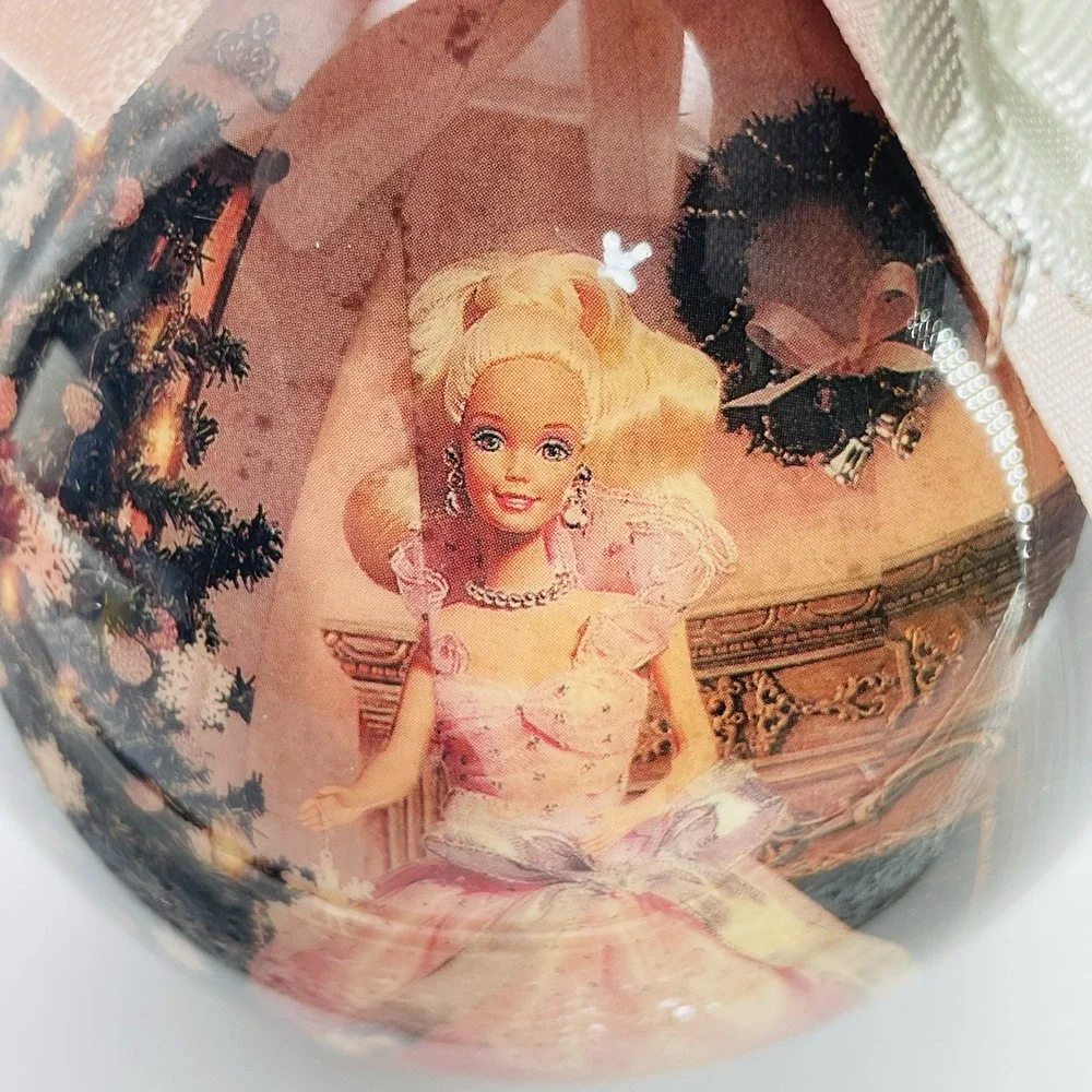 Mattel‎ Barbie Decoupage Christmas Ornament for WalMart 35th Anniversary